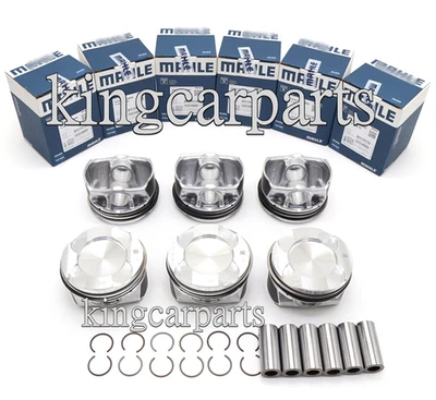 Juego de 6 anillos de pistón Mahle Φ84 mm +0,50 para BMW 335i 435i 535i X3 X4 X5 N55B30A Foto 1 de 4