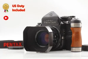 [Opt MINT w/Grip Hood] Pentax 6x7 67 TTL film camera SMC T 105mm f2.4 From JAPAN - Picture 1 of 15