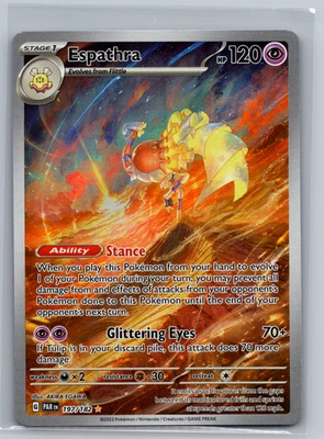 Espathra Holo Illustration Rare SV04: Paradox Rift 197/182 NM - Image 1 of 4
