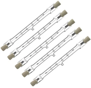 5pcs Linear Tungsten Halogen Light Bulb R7s Tube Floodlight Lamp  Warm White - Picture 1 of 5