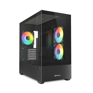 ATX Semi-Tower Gehäuse Sharkoon MK6 RGB Midi Tower Blanco Weiß - Bild 1 von 1