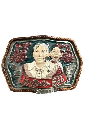 De colección 1994 Buffalo Bob Smith Howdy Doody Western Cowboy Cinturón Hebilla Edición Limitada 71/5000 Foto 1 de 4