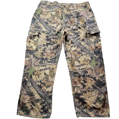 Jerzees Outdoors Cargo Pants Mens 2XL Camo Outdoors Hunting Hiking Retro 44x32 - Image 1 of 4