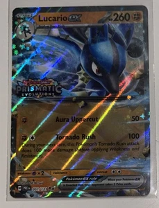 Pokemon Lucario Ex Estampado Promo 051/131 Evoluciones Prismáticas TCG CASI NUEVO - Imagen 1 de 1