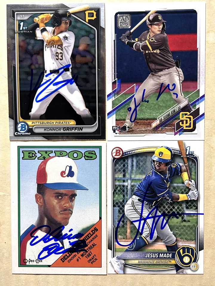 MLB MAJOR LEAGUE BASEBALL AUTO AUTOGRAPH AUTOGRAPHED SIGNED YOU U PICK PLAYER(s) - Image 1 of 1