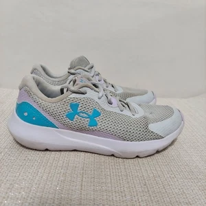 Under Armour Shoes Surge 3 Sneakers 3025013-104 Mesh Size 4Y/Women 5.5 - Picture 1 of 8