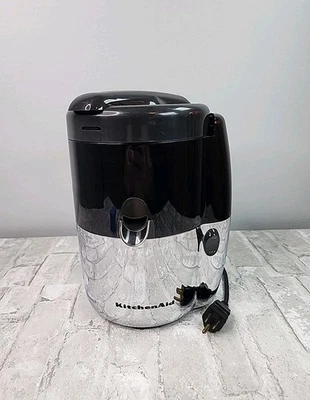 KitchenAid KJE500 Extractor de Jugos Prensa de Cítricos Acero Inoxidable FALTA ESCARIADOR* Probado Foto 1 de 4