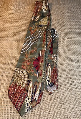 Corbata 100% Seda Albert Nipon Diseño Multicolor Foto 1 de 3