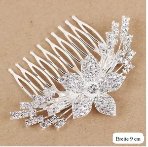 Perle Tiara Haarschmuck Kristall Diadem Hochzeit Braut Prinzessin Krone MK06 - Bild 1 von 2