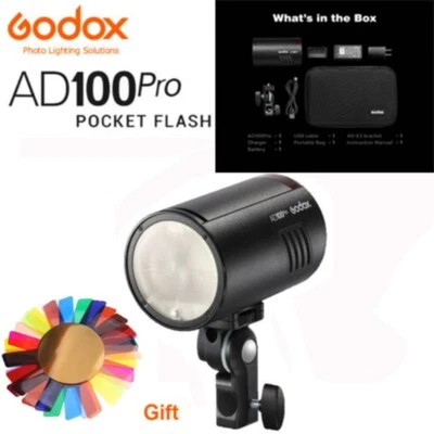 AU Godox AD100Pro 100Ws TTL HSS Pocket Flash Speedlight For Sony Nikon Canon - Image 1 of 4