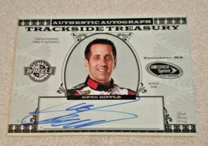 2008 Wheels American Thunder Trackside Treasury Auto #GB Greg Biffle - Picture 1 of 2