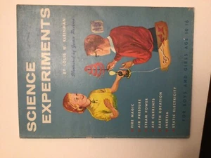 vintage 1959 paperback Science Experiments for girls and boys 10-16 - Picture 1 of 5
