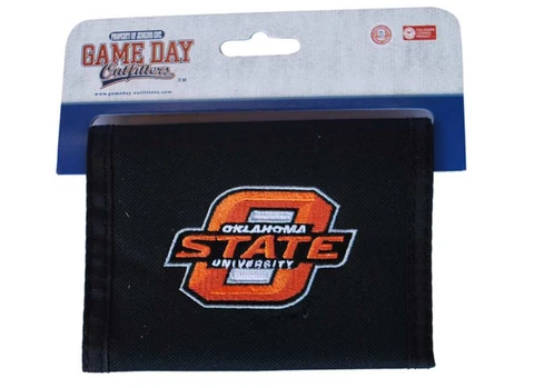 Oklahoma State Cowboys Game Day Outfitters Mens Black Wallet 4.9" x 3.5" Cover