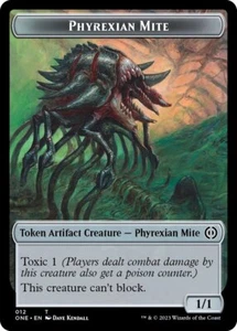 Token - Phyrexian Mite (012) X4 (Phyrexia: All Will Be One (2023)) MTG (NM) *CCG - Picture 1 of 1