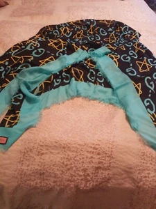 NWT GUCCI GG Ghost stars 100% silk scarf 54 by 54 in New W/Box, Tags - Picture 1 of 12