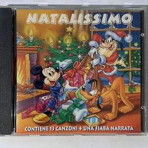 CD Italian Disney NATALISSIMO Christmas RARE Mickey 1996 Santo Natale Pace A Voi - Bild 1 von 4