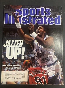 Sports Illustrated June 16 1997 Jazzed Up! Karl Malone And Utah Try End Dynasty - Picture 1 of 2