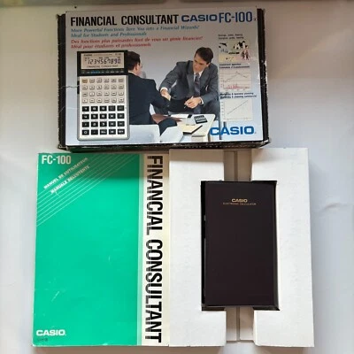 CASIO FC-100 - Calculatrice Financière Financial Consultant - Japan - en boite - Photo 1/4