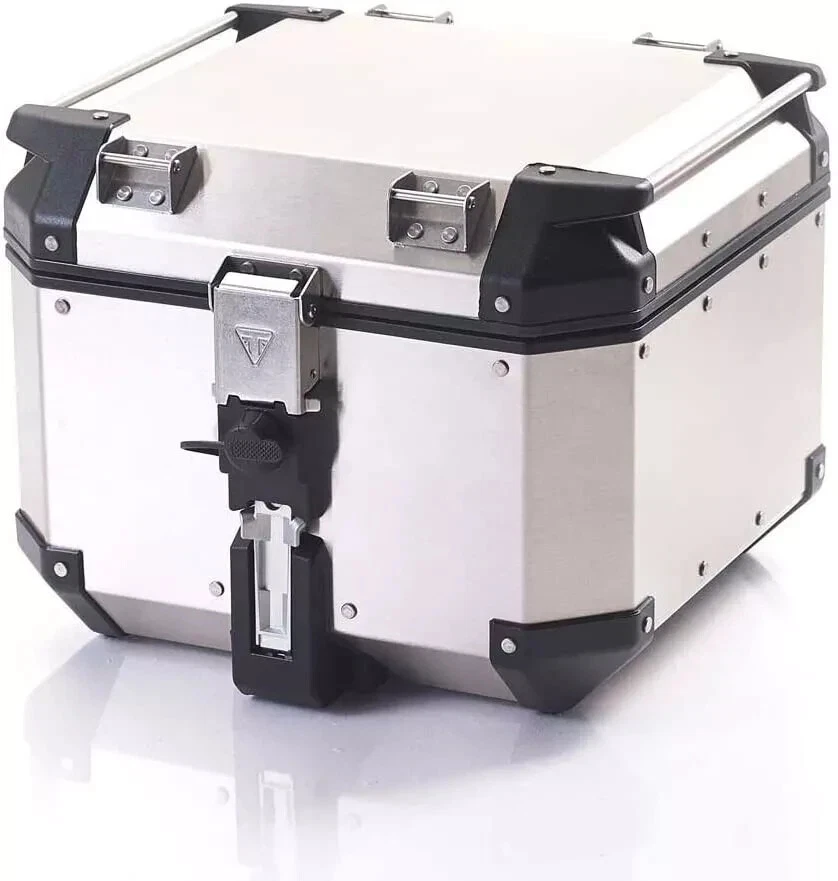 Estuche superior de aluminio plateado Triumph Tiger 1200 / Tiger 800 P/N A9500530 Foto 1 de 1