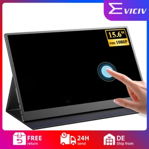 Touch Portable Monitor, 15,6 Zoll Tragbarer Mobiler IPS Bildschirm FHD 1920x1080 - Afbeelding 1 van 12