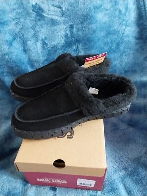 Muk Luks Women's Suede & Shearling  Clog Slippers/Shoes Size 11 New with Box - Image 1 of 4