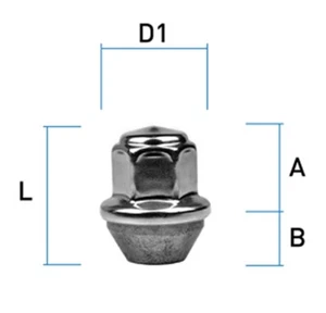 Tuerca de rueda M14 x 1,5 x 37 mm junta cónica 60° SW21 cerrada para Ford y mucho más  - Imagen 1 de 1