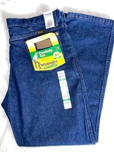 Wrangler Men's 0936 Cowboy Cut Slim Fit Jean Prewashed Indigo 38W x 30L - Picture 1 of 4