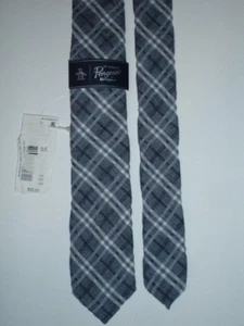New PENGUIN by MUNSINGWEAR Cotton Blend Neck Tie Neckwear PLAID & Checks NWT $55 - Picture 1 of 4