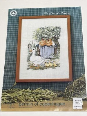 Permin of Copenhagen The Proud Mother Cross Stitch Pattern - Image 1 of 4