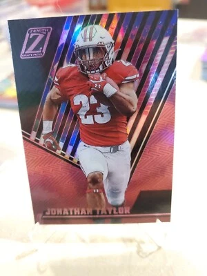 2023 Panini Chronicles Draft Picks - Zenith Pink Jonathan Taylor Badgers Colts - Image 1 of 2