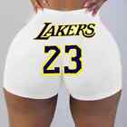 Score In Style Women's High Waist Tight Basketball Star Shorts With Number Name