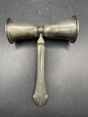 Tampón de velas plateado de doble cara Foto 1 de 4