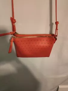 Old Navy 3 compartment Cross Body Bag- Coral- 8’’ X 6’’ - Picture 1 of 5