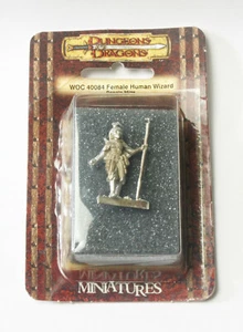 Dungeons & Dragons - D&D Miniatures: Female Human Wizard - Tabletop #WOC 40084 - Picture 1 of 3