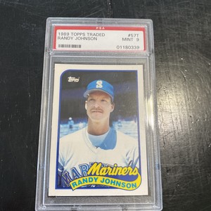 1989 Topps Traded Randy Johnson Rc Psa 9 Mint Mariners D-backs