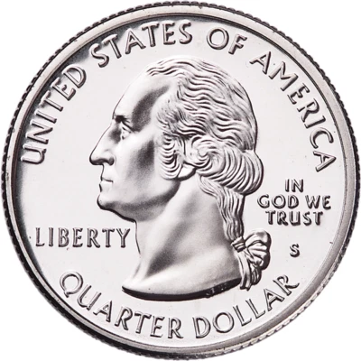 1999 S proof  *90% SILVER Georgia STATE QUARTER - Image 1 of 2