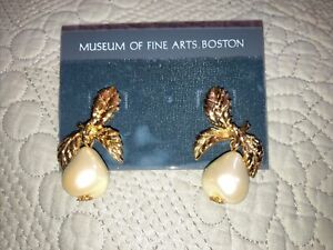 Museum of Fine Arts Faux Pearl Earrings