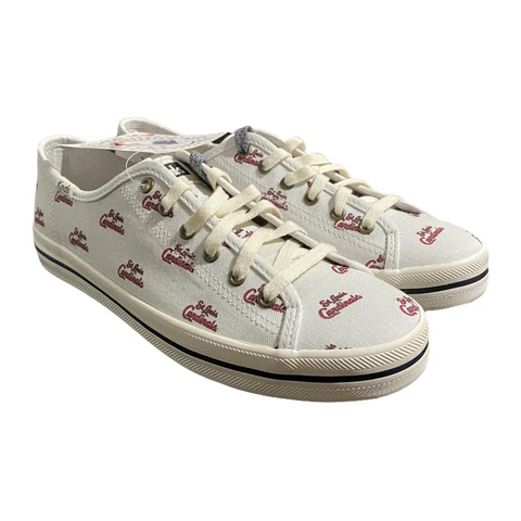 Keds X MLB St. Louis Cardinals Kickstart Women’s Size 5 Repeat Logo Sneakers Cover
