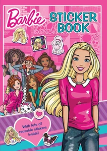 Barbie Aufkleber & Malbuch Kinder Aktivität Pad & Wiederverwendbares Geschenk - Bild 1 von 5