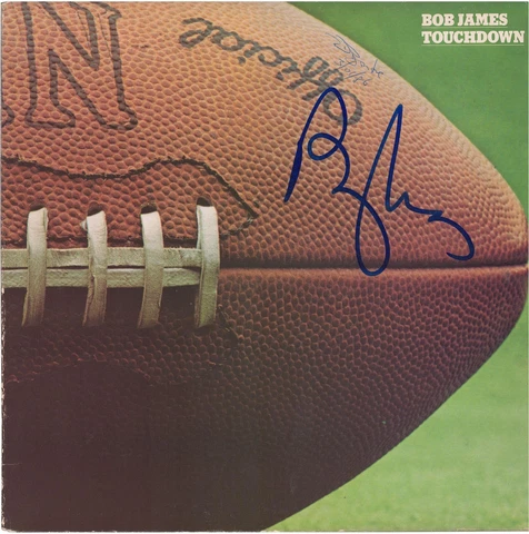 Bob James Autographed Touchdown Album BAS Cover