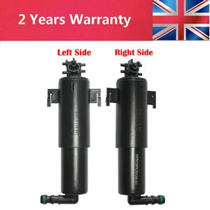 Pair Headlight Sprayer Washer Nozzle For 07-13 BMW X5 E70 3.0 / 4.8 61677173851 - Picture 1 of 7