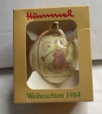 VTG 1984 Hummel Glass Christmas Ornament Searching the Heavens 