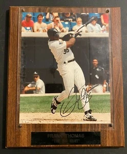 Frank Thomas White Sox Baseball HOF Signed 8x10 Framed Photo w/COA - Picture 1 of 2
