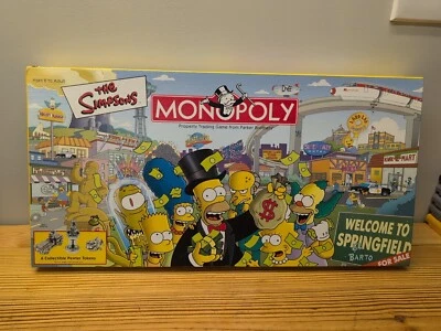 Monopoly Los Simpson Juego de Mesa 2001 Hasbro Completo Foto 1 de 4