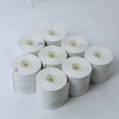 Lot of 8 N997304 Printing Calculator Paper Rolls Receipt Supplies Good Condition - Image 1 of 4