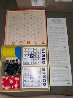 1957 BINGO Game With Magic Dispenser Vintage Board Game Complete - Image 1 of 4