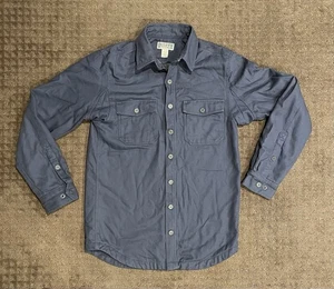 DULUTH TRADING PARA HOMBRES PERCHA DOBLADORA MANGUERA CONTRA INCENDIOS CHAQUETA FORRADA DE LANA GRIS MEDIO ALTO - Imagen 1 de 8