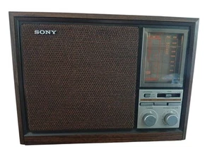 VINTAGE SONY AM FM TV-L TV-H WB 3-BAND TISCHRADIO ICF-9660W - MADE IN KOREA - Bild 1 von 6