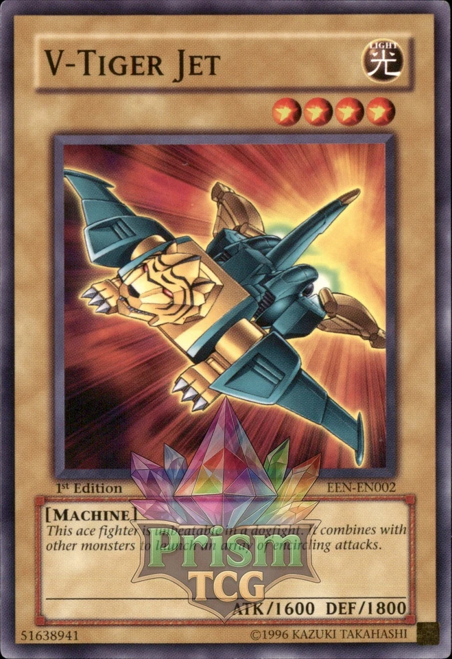 1st Ed V-Tiger Jet EEN-EN002 Yugioh - Image 1 of 1