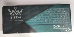 DIERYA DK98SE WIRED WHITE Gaming Mechanical Keyboard w / RED Switch New & Sealed - Picture 1 of 3